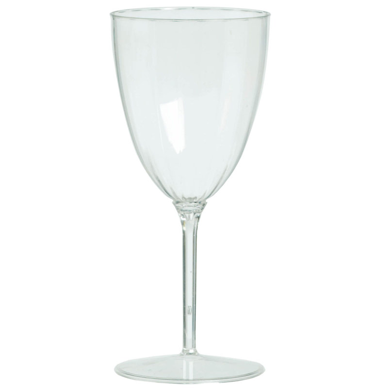 Amscan Premium 8 oz. Plastic Stemmed Wine Glass Wayfair